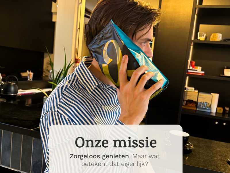 Onze missie: Zorgeloos genieten van Qoffy 💙